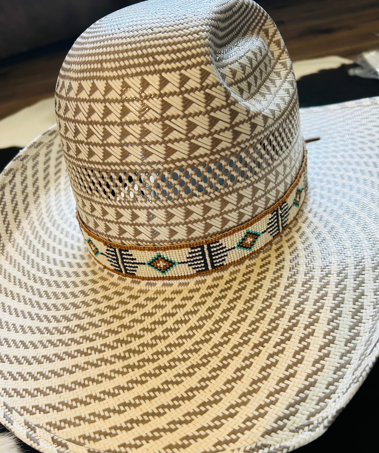 Beaded Hat Band - Mesa